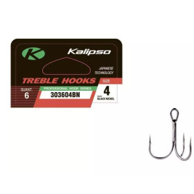 Гачок трійник KALIPSO Treble-303604BN №4