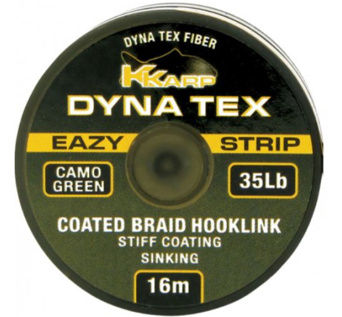 Поводочний матеріал K-Karp Eazy Strip 16m 45lb camo green