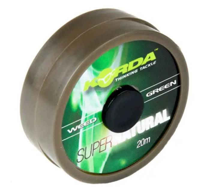 Поводочный материал Korda Super Natural Weedy Green 20m 25lb