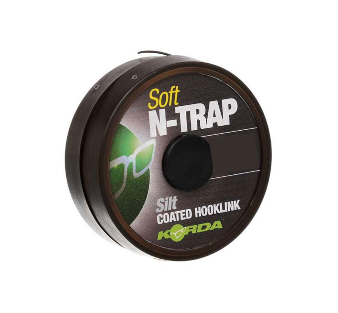 Поводочный материал Korda с покрытием N-Trap Soft 20m 20Lb Silt