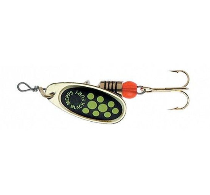 Блешня Mepps BLACK FURY 00 Gold/Chartreuse