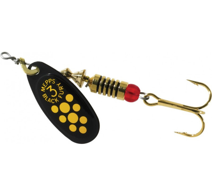 Блешня Mepps BLACK FURY 2 Black/Yellow