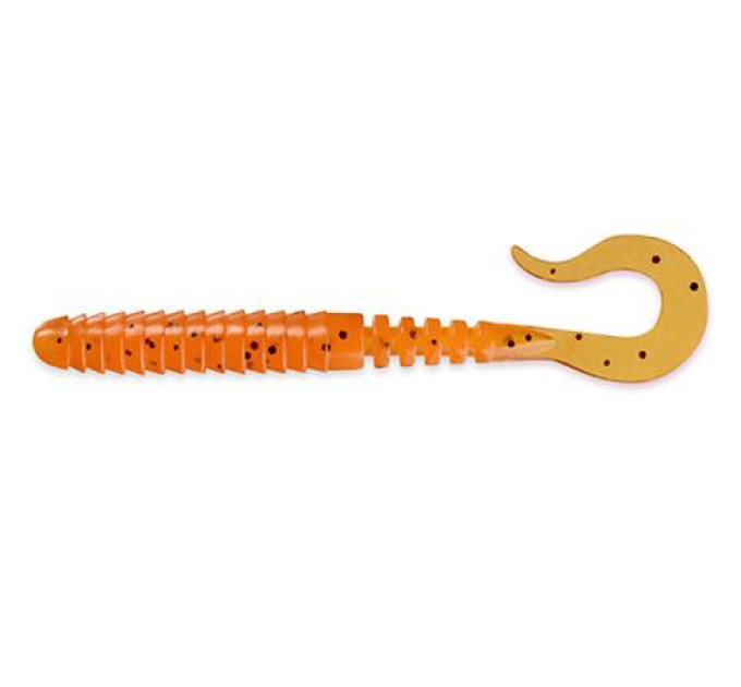 Силикон FishUp Vipo 3.6" (8pcs.), #049 – Orange Pumpkin/Black