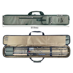 Чохол Проф Монтаж для вудилищ Carp&Feeder 4 Rods 210cм Чохол Проф Монтаж для вудилищ Carp&Feeder 4 Rods 210cм