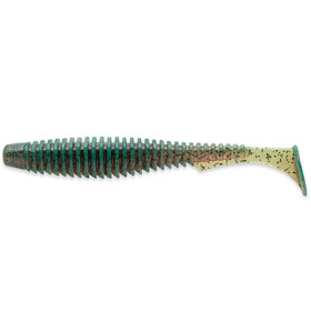 Силикон FishUp U-Shad 3.5" (8pcs.), #019 - Motor Oil/Red