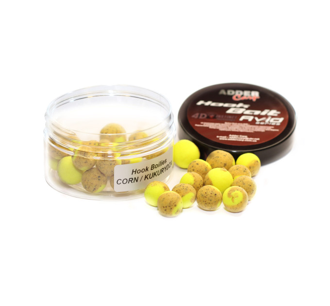 Бойли Adder Carp Hook Boilies Neutral Balance Avid 14-16 mm 100 ml Corn / Кукуруза