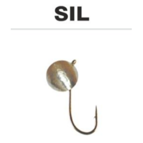 Мормишка Bravo Fishing 2830-SIL Куля з вушком фарбована 3,0 мм 0,30 г. SIL