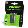 Батарейки VIDEX 6LR61/9V Alkaline