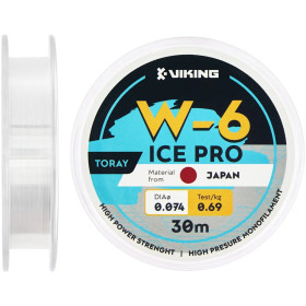 Волосінь Viking Fishing Ice Pro W-6 30m (clear) 0.083mm 0.82kg
