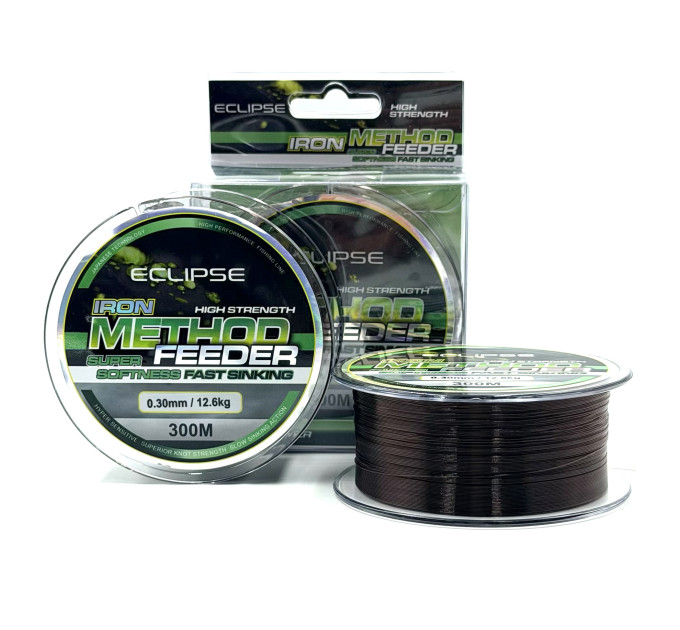 Леска Eclipse Iron Method Feeder Brown 300m 0.35mm