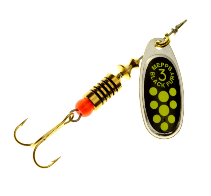 Блешня Mepps BLACK FURY 2 Silver/Chartreuse
