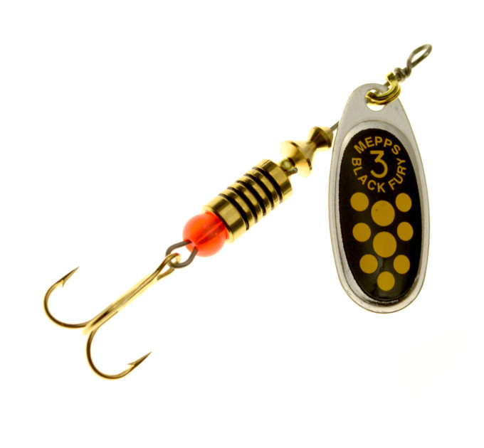 Блешня Mepps BLACK FURY 2 Silver/Yellow