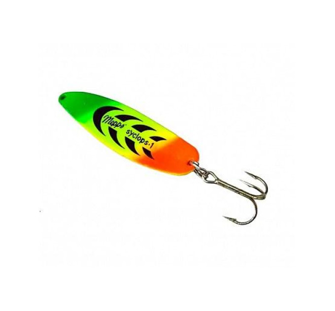 Блешня Mepps SYCLOPS Fluo Tiger 2 17.0g