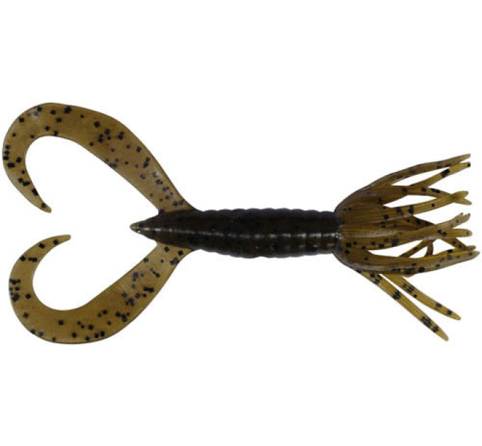 Силикон Keitech Little Spider 2" (8 шт/упак) ц:101 green pumpkin pp.