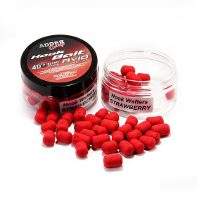 Бойлы Hook Waftes Adder Carp Avid Dambell 10/14mm 90ml STRAWBERRY / Клубника