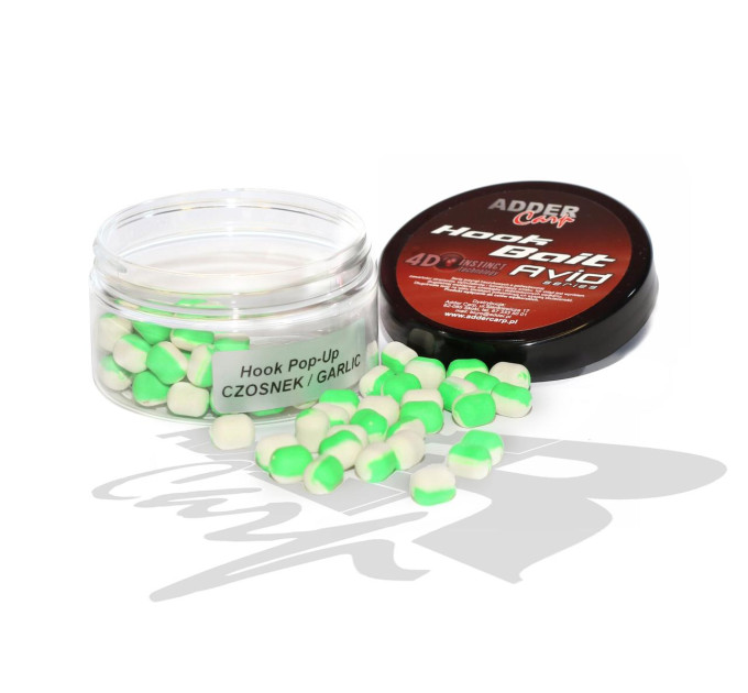 Бойлы Adder Carp Hook Boilies Avid Pop-Up Dumbell 8/10 mm Garlic / Чеснок