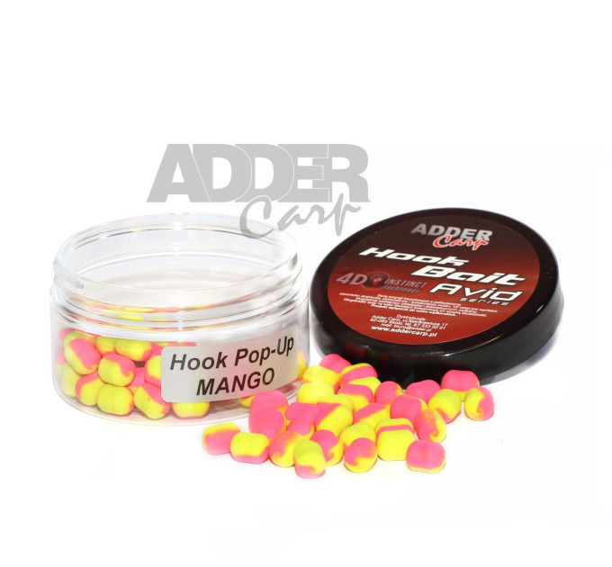 Бойлы Adder Carp Hook Boilies Avid Pop-Up Dumbell 8/10 mm Mango / Манго