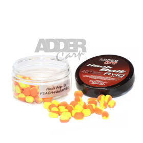 Бойли Adder Carp Hook Boilies Avid Pop-Up Dumbell 8/10 mm Peach&Pineapple / Персик-Ананас