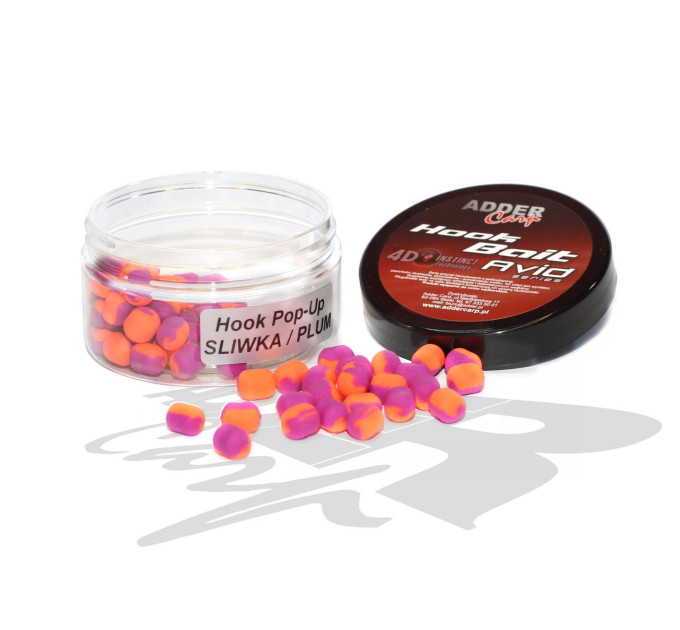 Бойлы Adder Carp Hook Boilies Avid Pop-Up Dumbell 8/10 mm Plum / Слива
