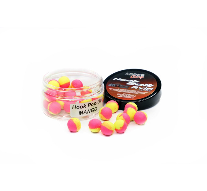 Бойлы Adder Carp Hook Boilies Avid Pop-Up 14 mm Mango / Манго