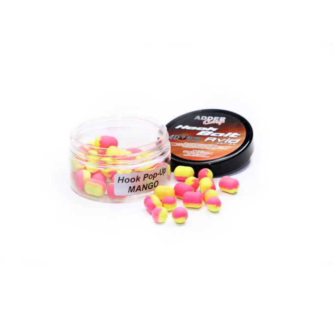 Бойлы Adder Carp Hook Boilies Avid Pop-Up 10 mm Mango / Манго
