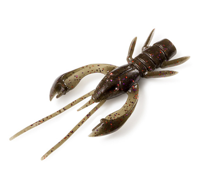 Силикон FishUp Real Craw 1.5" (10pcs.), #050 - Green Pumpkin Brown/Red & Purple