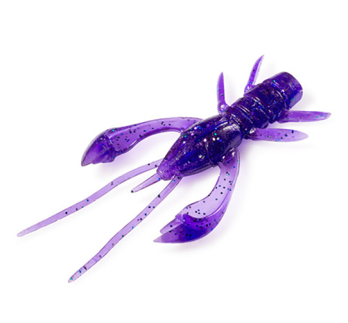Силіион FishUp Real Craw 2" (7pcs.), #060 - Dark Violet/Peacock & Silver
