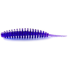 Силикон FishUp Tanta 1" (12pcs.), #060 - Dark Violet/Peacock & Silver