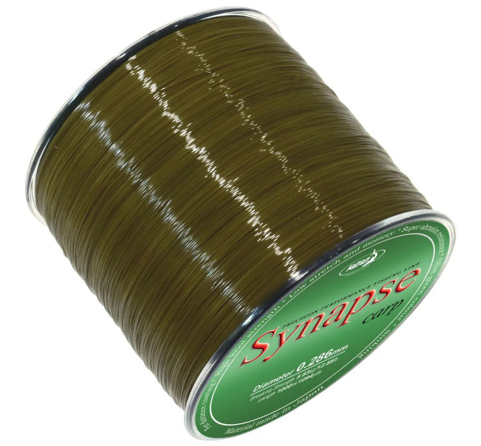 Волосінь Katran Synapse Carp 1000m (olive) 0.331mm 18.3lb/8.16kg