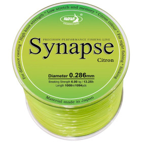 Леска Katran Synapse Citron 1000m (citron) 0.331mm 16.55lb/7.5kg
