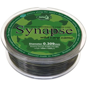 Волосінь Katran Synapse Wild Carp Camo 1000m (dark camo) 0.309mm 14.4lb/6.52kg