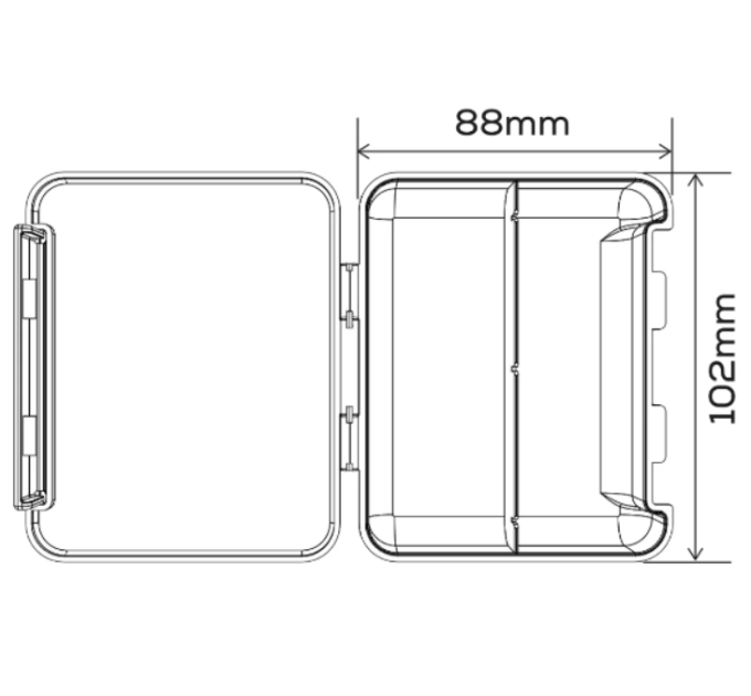 Коробка GC G.Carp Mini Box 2 section