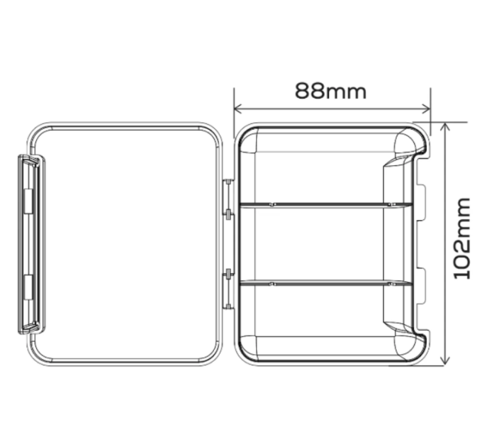 Коробка GC G.Carp Mini Box 3 section