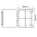 Коробка GC G.Carp Mini Box 4 section