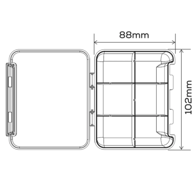 Коробка GC G.Carp Mini Box 6 section