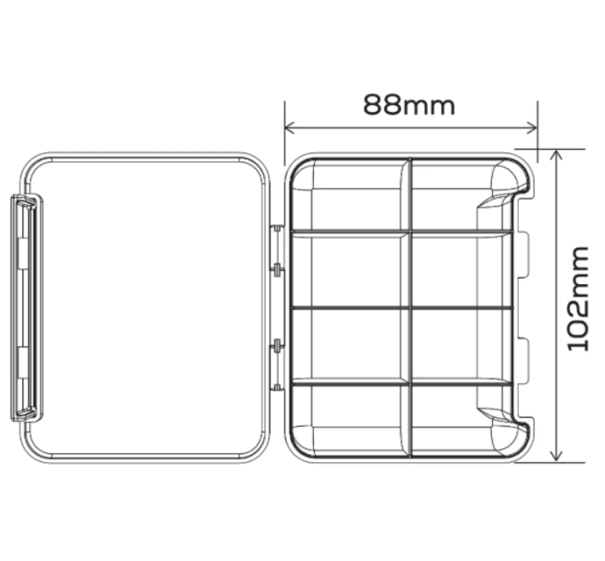 Коробка GC G.Carp Mini Box 8 section