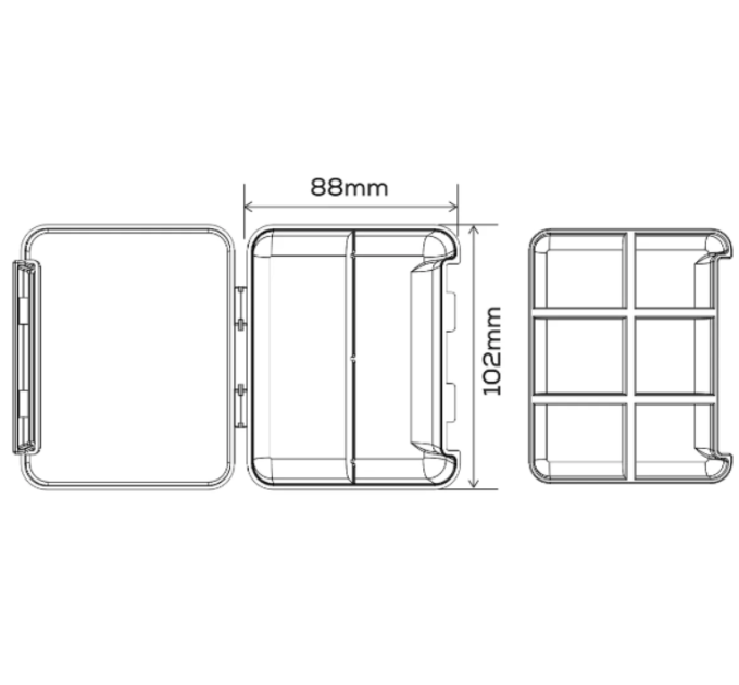 Коробка GC G.Carp Mini Box Two Layer 8 section