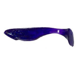 Силикон FishUp Wizzy 1.5" (10pcs.), #060 - Dark Violet/Peacock & Silver
