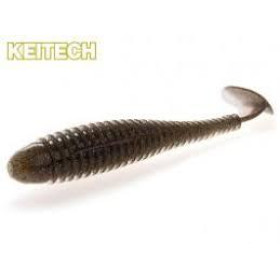 Силикон Keitech Swing Impact FAT 3.8" (6 шт/упак) ц:443 Green Pumpkin Shiner