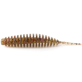Силикон FishUp Tanta 1.5" (10pcs.), #045 - Green Pumpkin/Red & Black