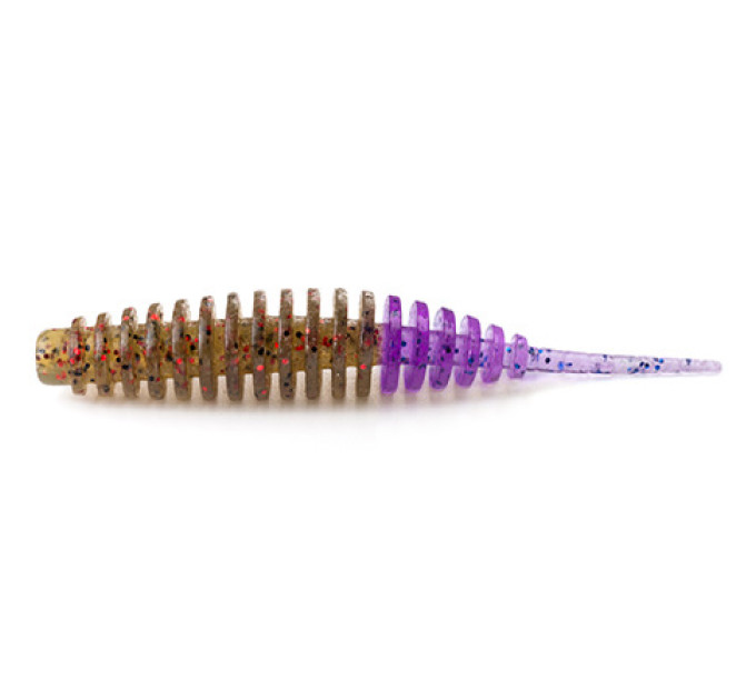 Силікон FishUp Tanta 2" (9pcs.), #249 - Green Pumpkin/Violet