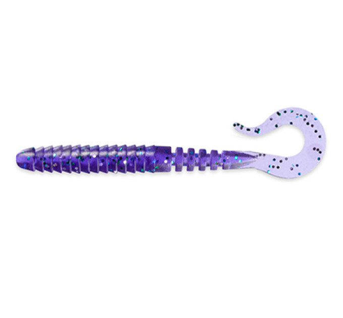 Силікон FishUp Vipo 2.8" (9pcs.), #060 - Dark Violet/Peacock & Silver