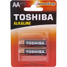 Батарейки TOSHIBA  AA  Alkaline