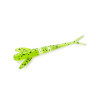 Силикон FishUp Flit 1.5" (10pcs.), #055-Chartreuse/Black