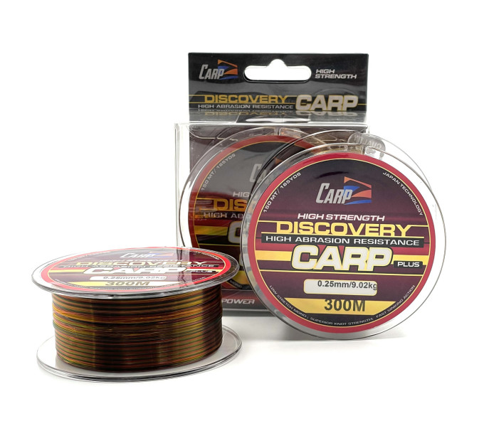 Леска Discovery Carp Multicolor 300m 0.30mm