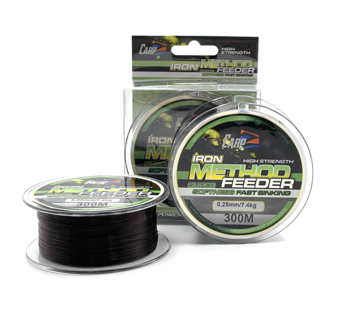 Леска Iron Method Feeder Brown 300m 0.28mm
