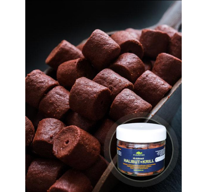 Пеллетс CARPIO Hi-Attract Halibut Krill 14 mm 0.17 кг