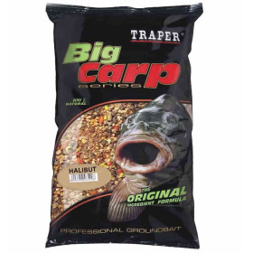 Прикормка TRAPER Big Carp Halibut 1 кг Прикормка TRAPER Big Carp Halibut 1 кг