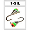 Мормышка Bravo Fishing 1140-1-SIL Капля с ушком крашеная 4,0 мм 1,46 гр. SIL
