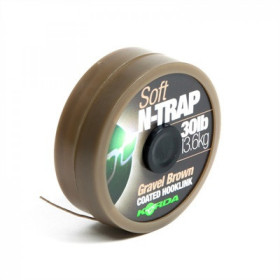 Поводочний матеріал Korda з покриттям N-Trap Soft 20m 30Lb Gravel Brawn